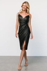 Whitney Midi Dress | Black